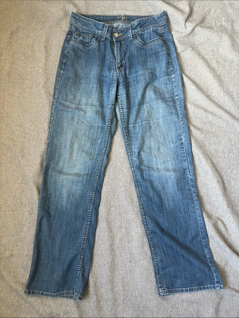 Riders by Lee Jeans Womens Size 14 Straight Leg Blue Light Wash